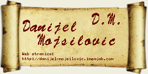 Danijel Mojsilović vizit kartica